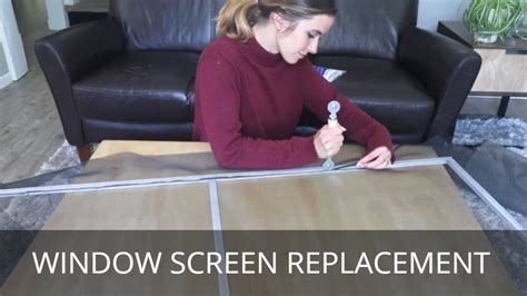 how to rescreen with metal fabric|window screen replacement tips.